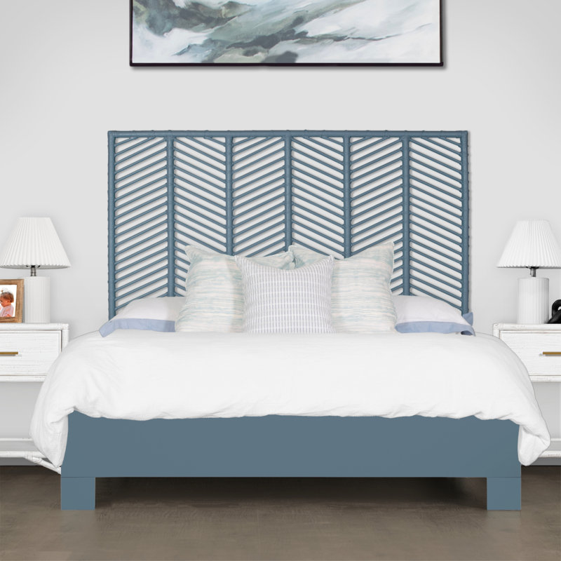Liam Headboard, Regatta Blue, Double
