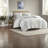 Sophisticated Cotton Bedding Set, Ivory Chenille, Modern Bedroom