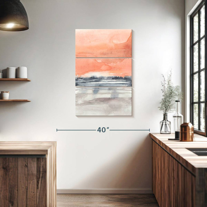 Ciel corail Avery I, H 38 po x l 24 po