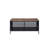 Antique Oak & Black Finish Coffee Table