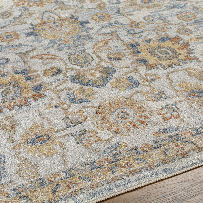 Anikyn Washable Oriental Indoor Rug, Rectangle 2'3" x 3'9"