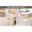 Porte de douche coulissante simple sans cadre avec verre trempé transparent, l 60 po x H 60 po-114670593