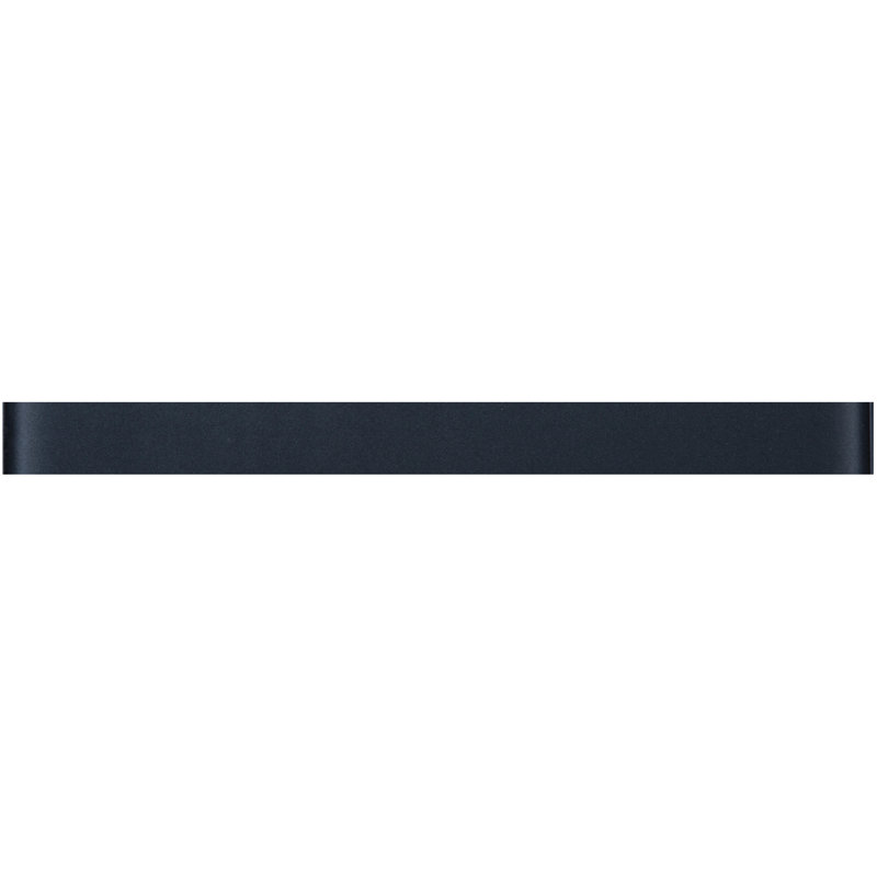 Pencil 1'' x 11.75'' Glass Border Tile, Dark Grey