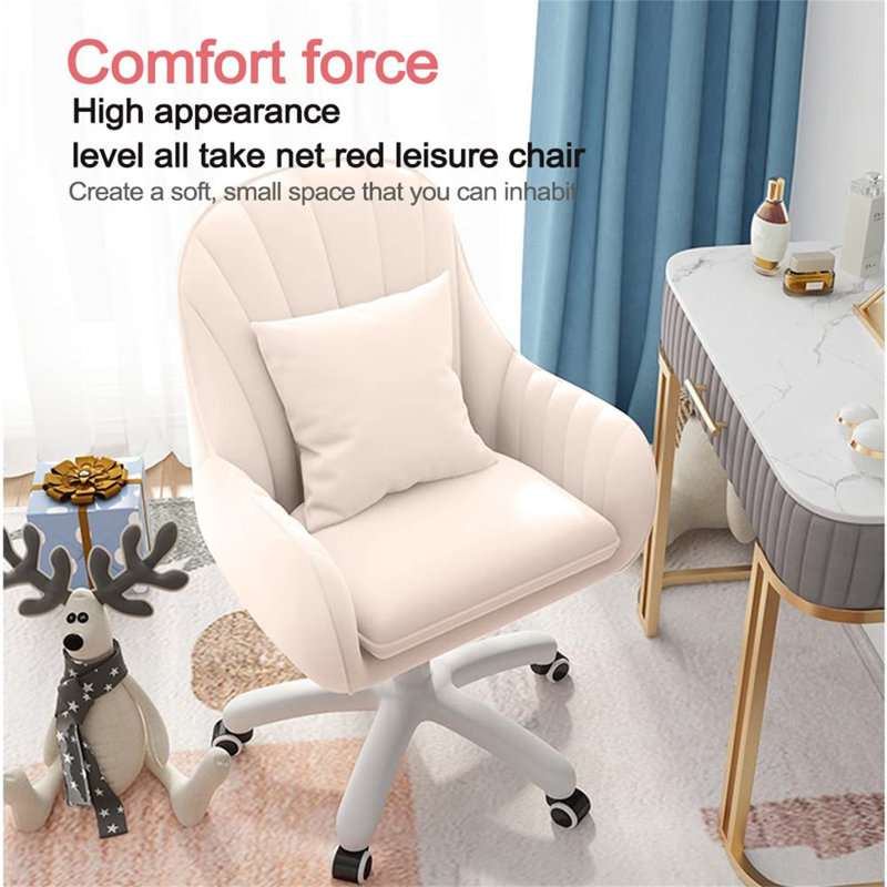 Office Chair, White, White