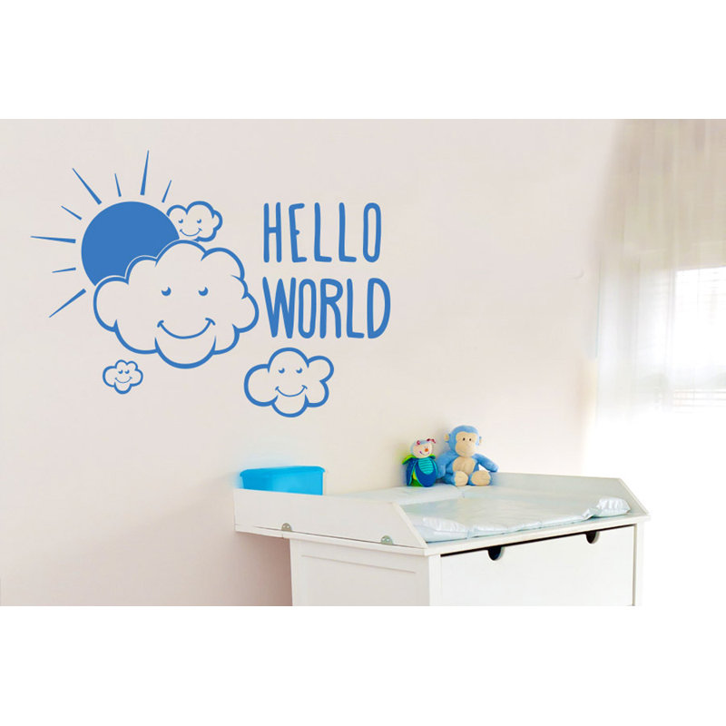 Wall Decal, Medium, Blue
