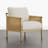 Boho-inspired Upholstered Accent Chair-123398190