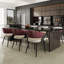 Leather Dining Chairs Upholstered Soft Padded Seat Side Chairs Armchairs For Kitchen Dining Living Room-675234428
