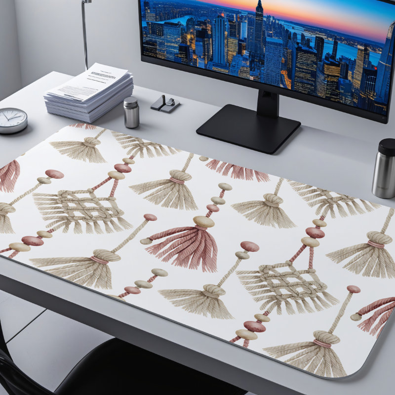 Polyester Desk Pad, 14.4x12.1