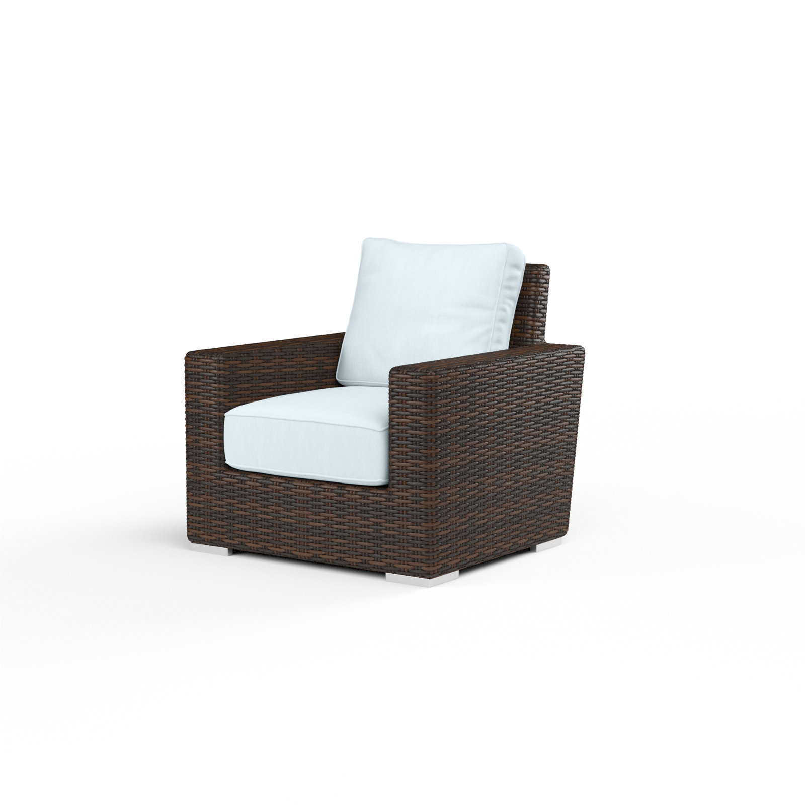 Montecito Sunbrella® Patio Lounge Chair, Brown, Canvas Skyline Sunbrella®