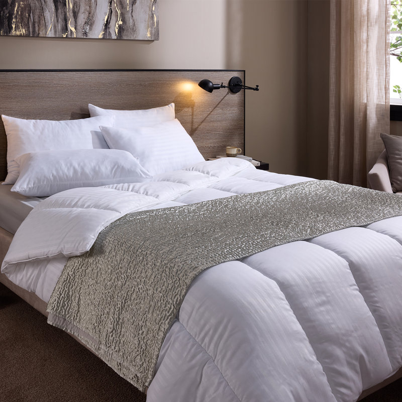 Snuggledown Luxuriously Hotel Soft & Cosy 10.5 Tog All Year Round Duvet With 2 Pillows, King