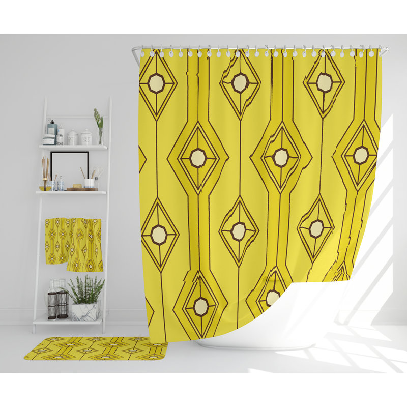 Nevayah Polyester Shower Curtain Set