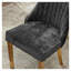 Ensemble de 2 chaises de salle à manger Chenille