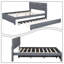 Lit plateforme tapissier avec lit gigogne Izabela-215556333-215556335