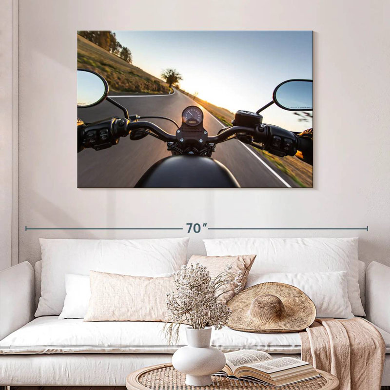 Mehar Motorcycle Ride, 32" H x 48" W