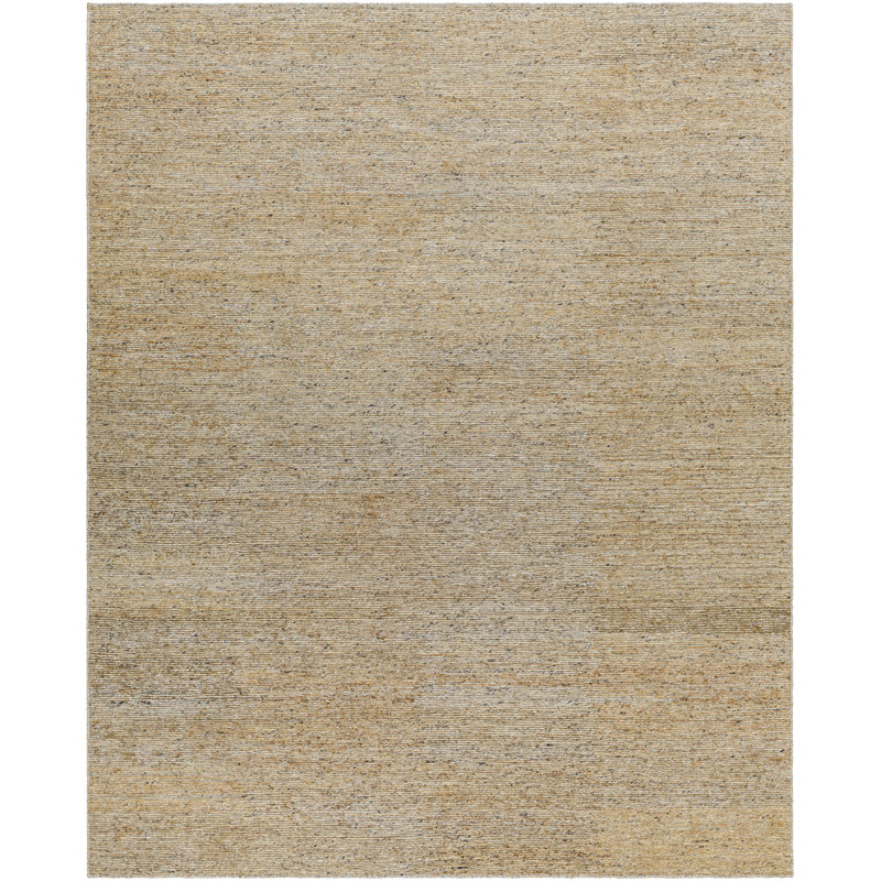 Natural Soumek Abstract Area Rug, Rectangle 8' x 10'