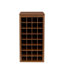 Armoire 32 bouteilles en noyer brun - Buffet modulaire pour votre maison avec fentes