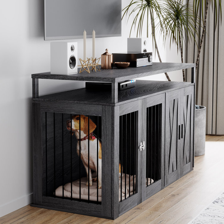 Bi-level condo from dog crate