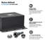 21 Black Stainless Steel Kitchen Bar Sink 21X20 Black Kitchen Sink Workstation, Scamall 16 Gauge Stainless Steel Topmount Single Bowl Drop In Sinks 10'' Deep Bowl Sinks