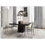 Square Glass Dining Table-1973790085