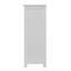 Armoire de rangement blanche pour salle de bain, armoire autoportante avec tiroirs