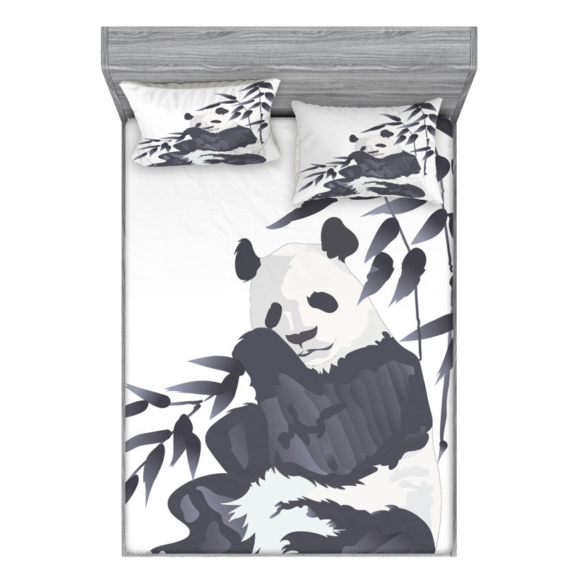 Microfiber Sheet Set, Queen Sheet Set with Fitted Sheet