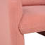 Élégant et minimaliste fauteuil en molleton simple avec accoudoirs et coussin, fauteuil, fauteuil d'appoint pour salon, chambre à coucher, bureau, rose-346977360