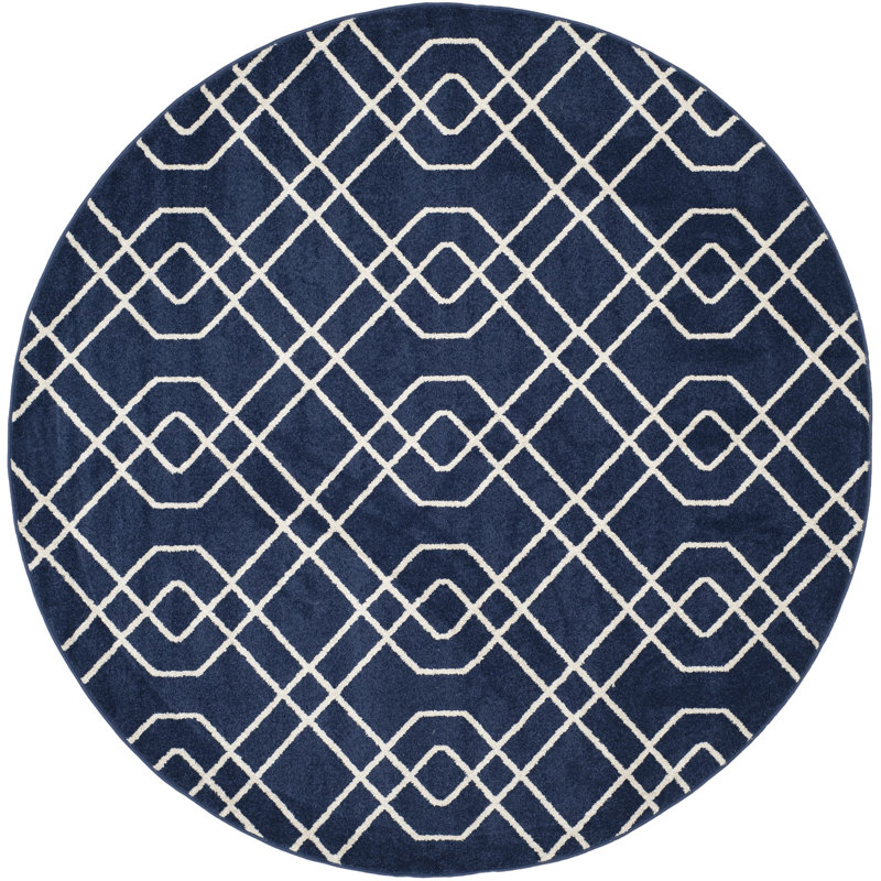 Thornbury Performance Geometric Rug, Round 7'