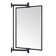 Corrente Pivot-N-View Squared Cornered Rectangle Mirror for Window Bathroom Vanity