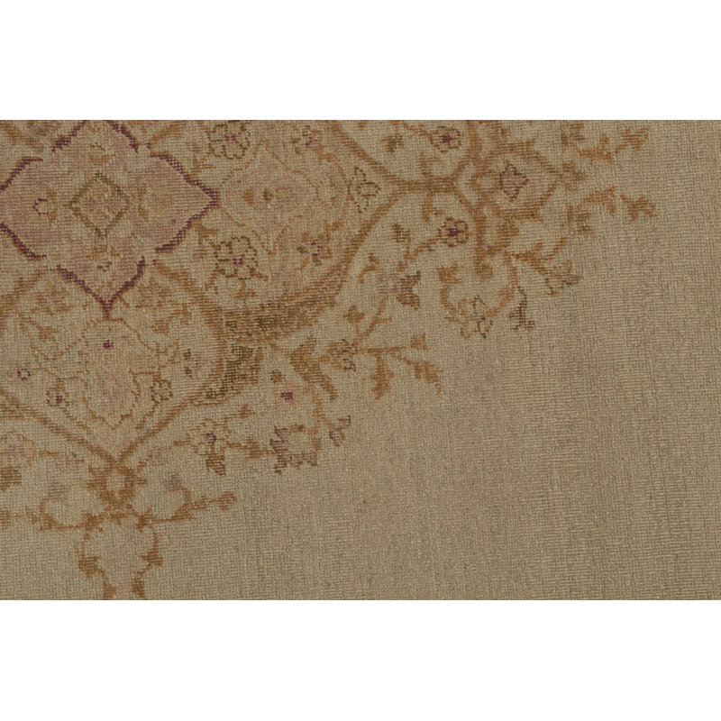 Hand Knotted Wool Area Rug