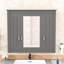 Armoire de rangement murale avec tablettes réglables, rangement dissimulé et résistant à l'humidité-840824930