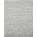 Geometric Area Rug in Silver/Gray