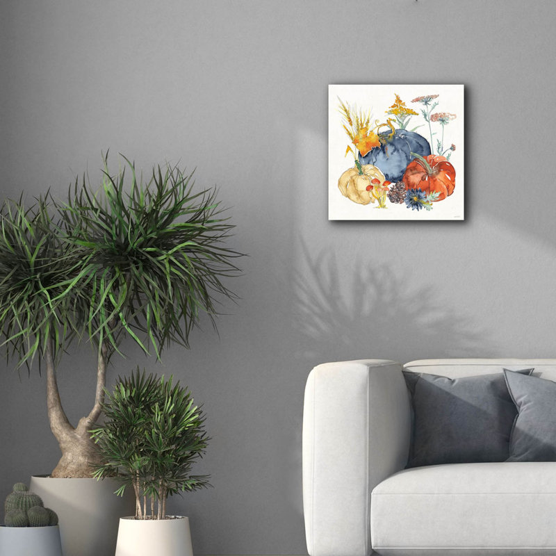 Toile épique Graffiti «Fall Flair 3» par Anne Tavoletti, 18 po x 18 po, H 18 po x l 18 po x P 0,75 po