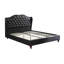 Ensemble de lit 1pc Bed Faux Leather Black-9810181