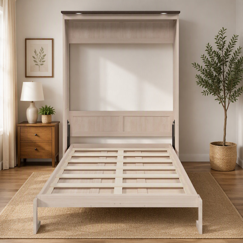 Grand lit escamotable avec DEL