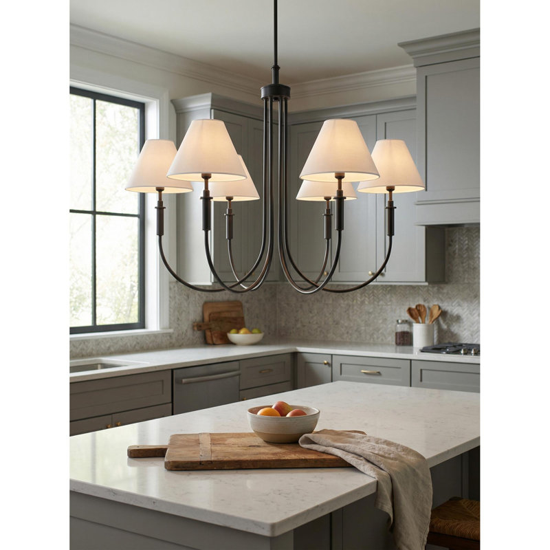 Kittleson Chandelier, Matte Black