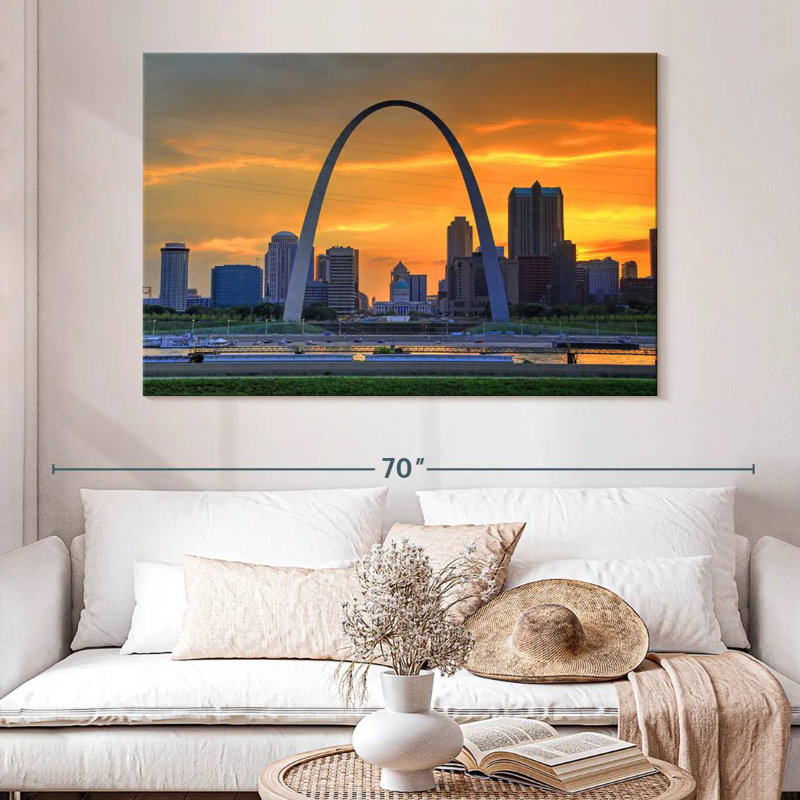 Nicci Gateway Arch Sunset Scene