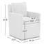 Fauteuil l 23,23 po avec roulettes Bobbi-491686406