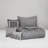 7 Piece Comforter Set with Jacquard Design and Decorative Pillows-113992383