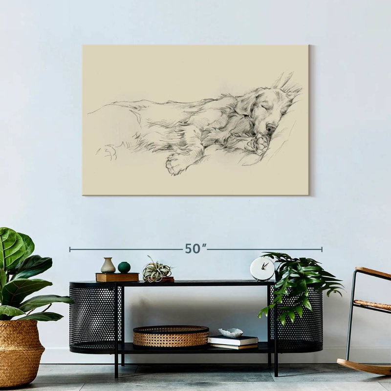 Dog Days I, 30" H x 45" W