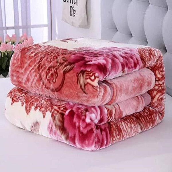 NC King Fleece Plush Bed Blanket,2 Ply Heavy Warm Mink Blanket for Winter  85x95,8.5lbs
