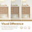 Meuble-lavabo simple autoportant / flottant 48 po Blaise avec comptoir en pierre reconstituée blanc grain Blaise