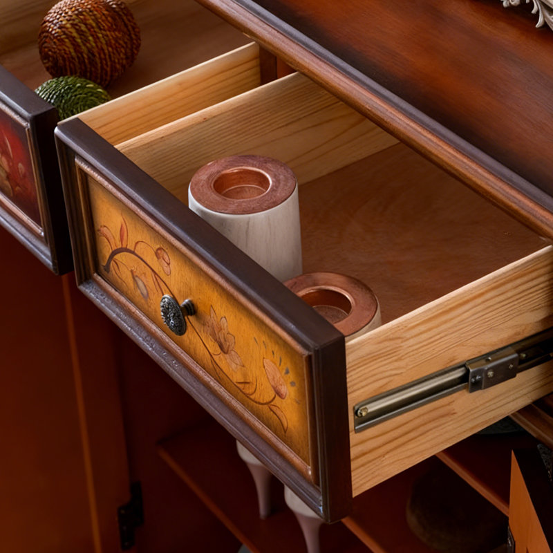 Banc de rangement pour chaussures en bois massif