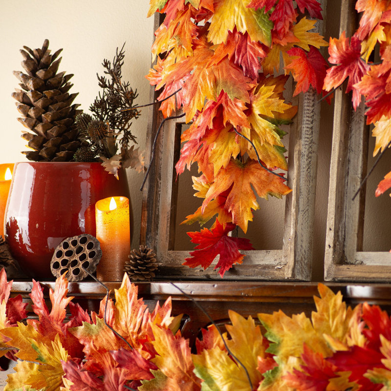 Faux Maple Swag