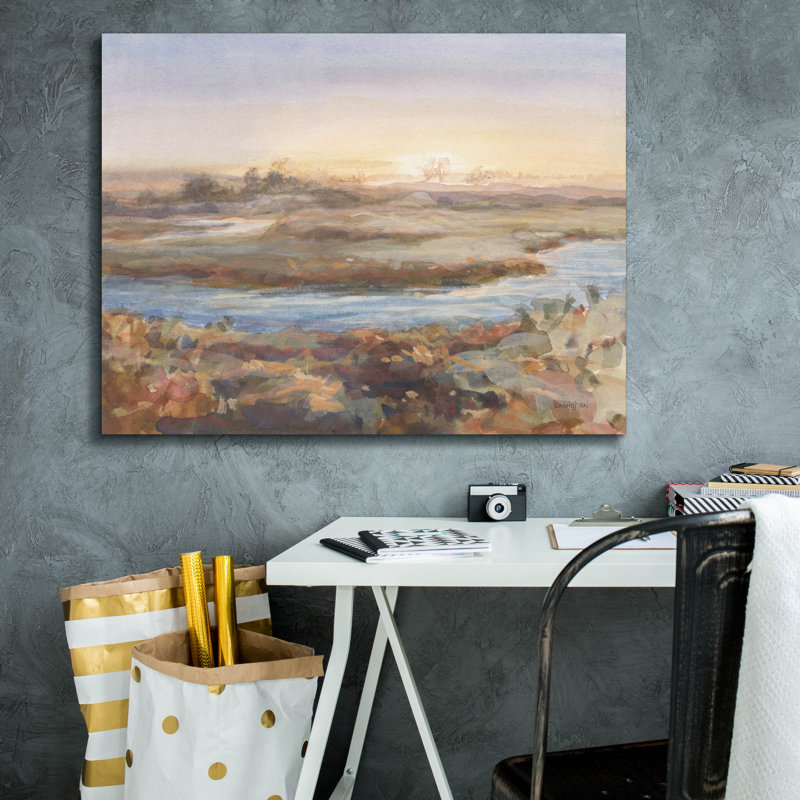 «River At Dawn» par Danhui Nai, art mural sur toile