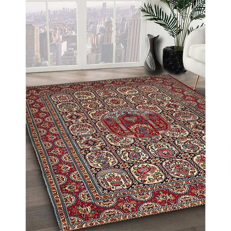 Cavide Oriental Indoor Rug, Square 3'