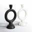 Mable 9.2" H Earthenware Candlestick