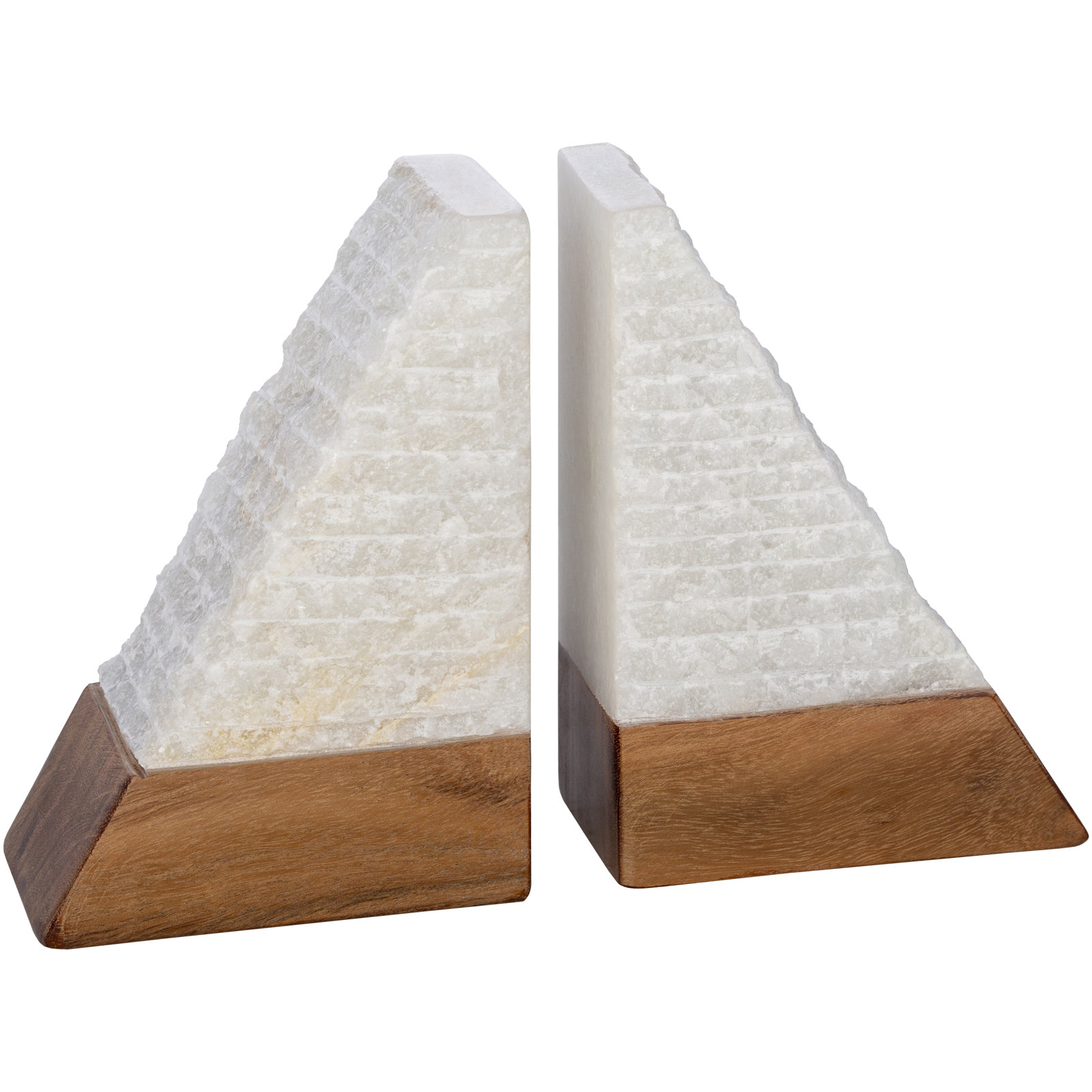 Lino Stone Decorative Bookends