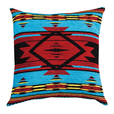 Manual Woodworkers & Weavers Flame Bright Contemporary Pillow 20"x20"