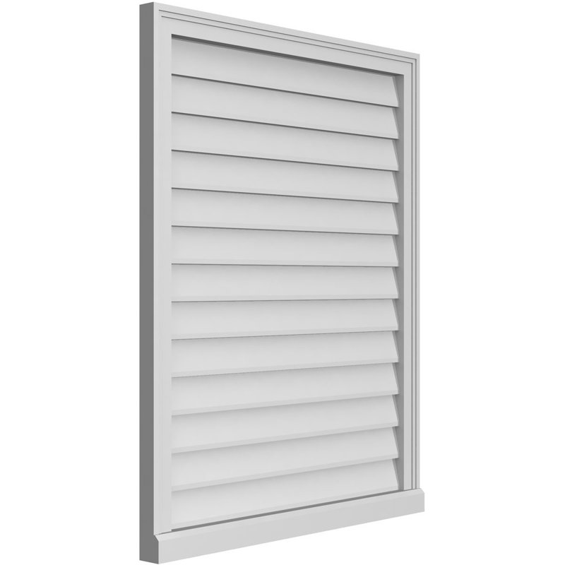 Cadre de seuil Brickmould, brun clair apprêté, H 40 po x l 32 po x P 2 po