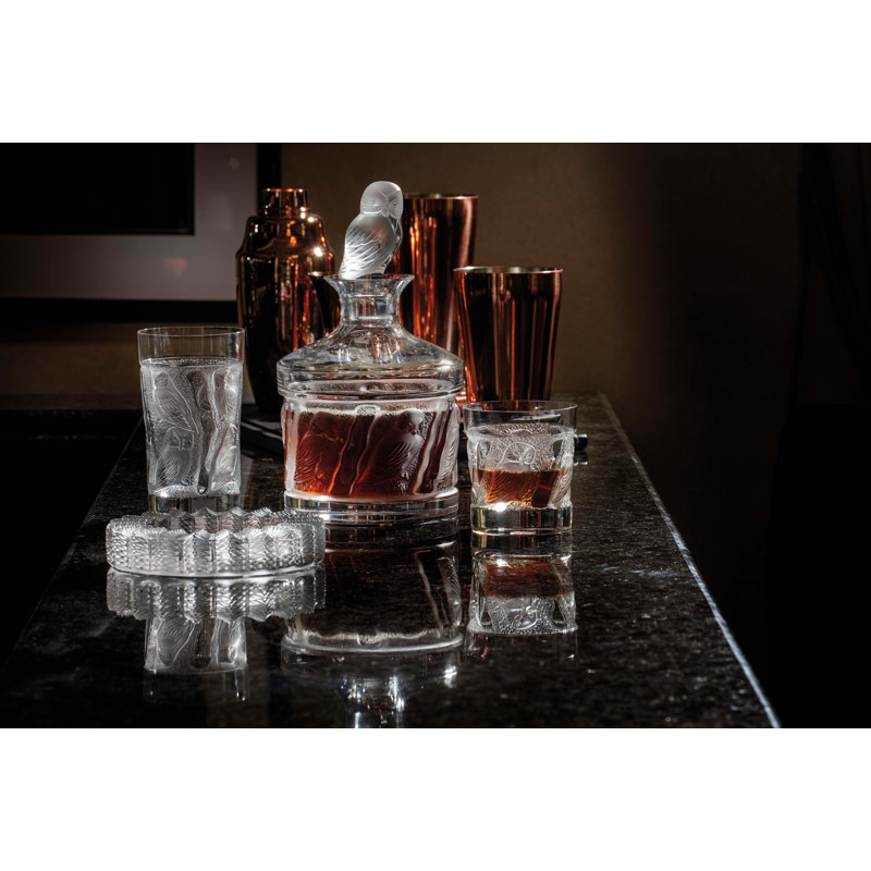Owl Crystal Whiskey Decanter